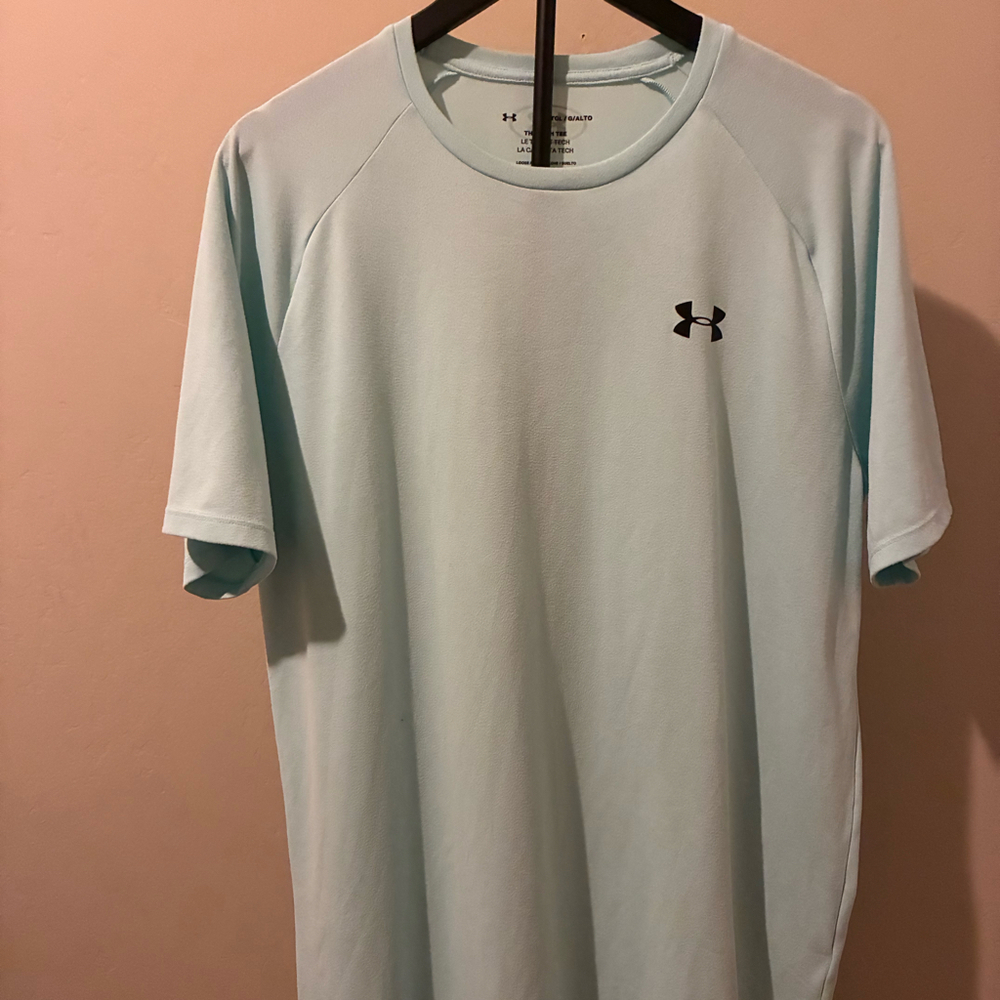 Under Armour Men’s Tech 2.0 Short Sleeve T-Shirt - Light Blue / Mint - Large